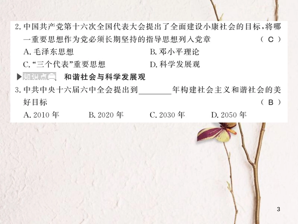 八年级历史下册 第五单元 实现中华民族伟大复兴 第十九课 中国特色社会主义理论体系课件 岳麓版_第3页