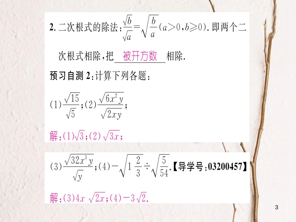 emnAAA八年级数学上册 5.2 二次根式的除法（第2课时）课件 （新版）湘教版_第3页