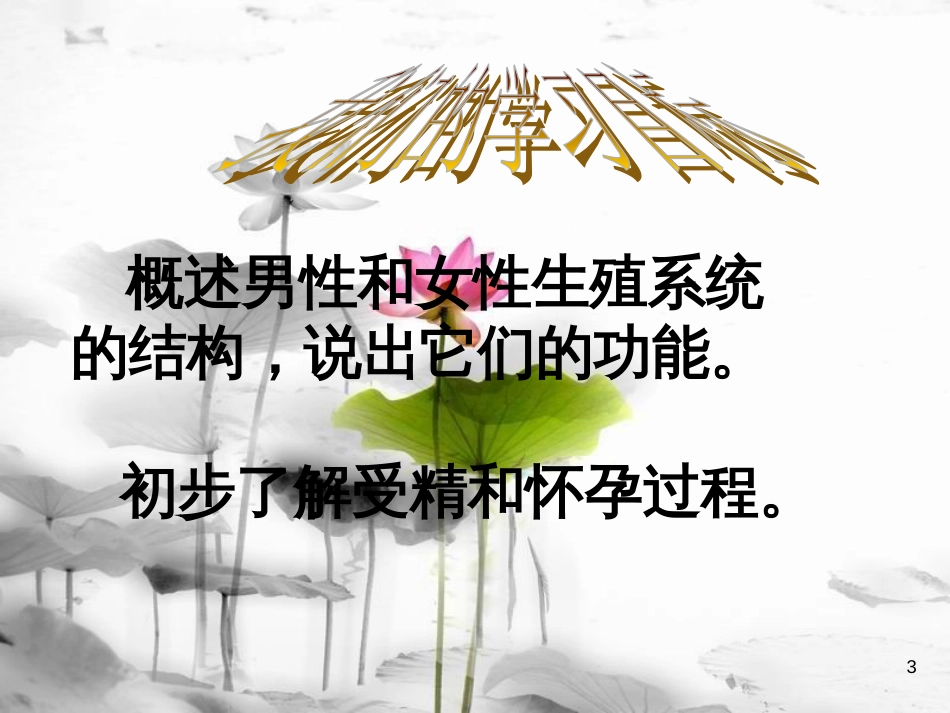 安徽省桐城市嬉子湖中心学校七年级生物下册 4.1.2 人的生殖课件 （新版）新人教版[共15页]_第3页