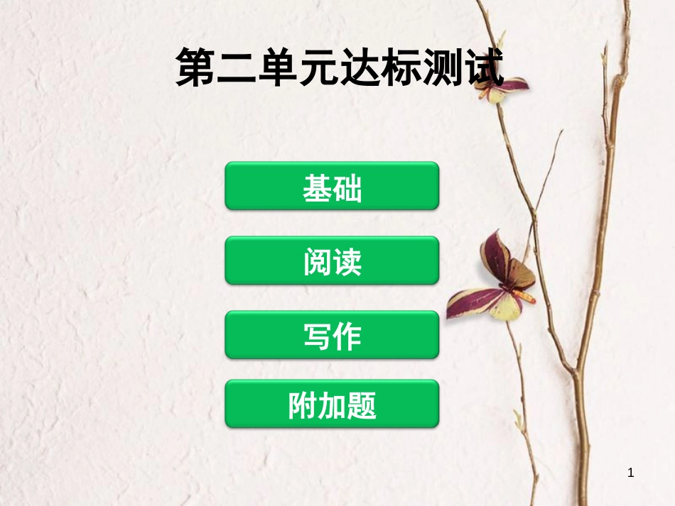 八年级语文下册 第二单元达标测试课件 新人教版_第1页