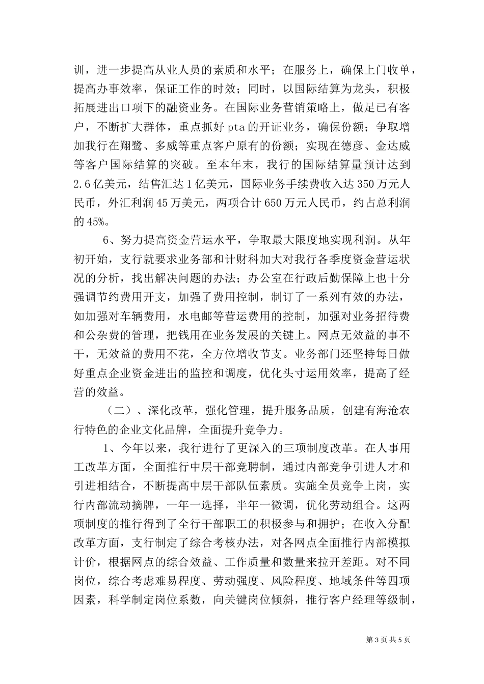 银行年度工作总结(二)8_第3页