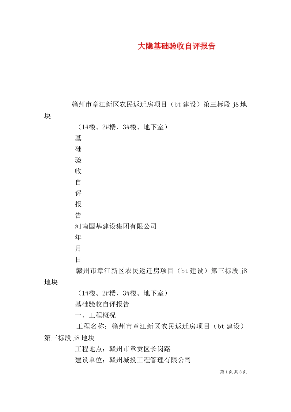 大隐基础验收自评报告（二）_第1页
