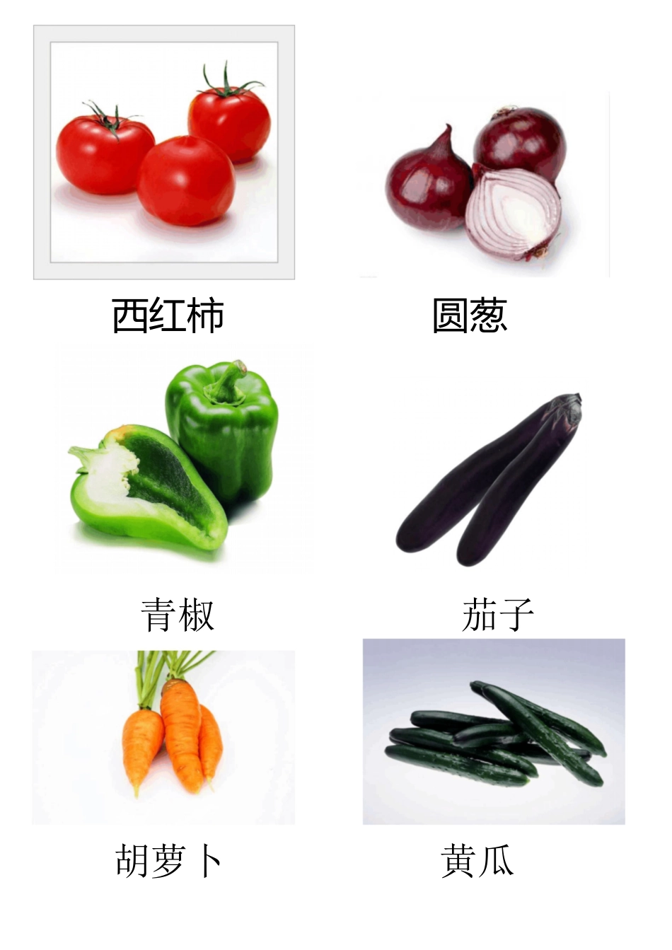各种蔬菜图片总汇[共18页]_第1页