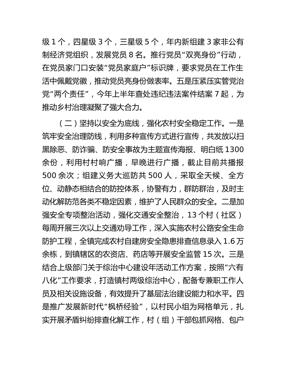 2023年乡镇开展乡村治理工作情况总结_第2页