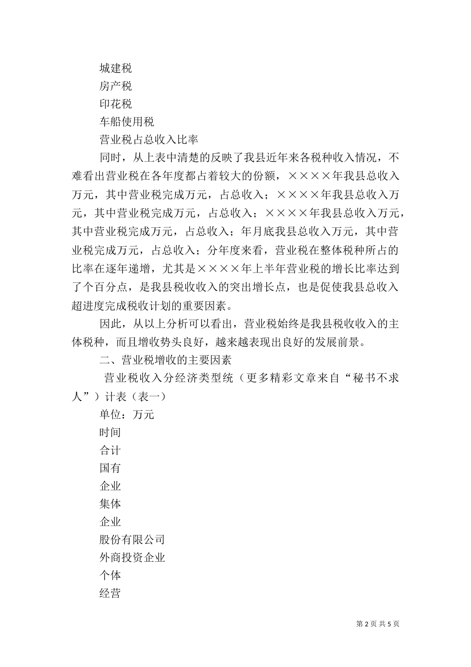 营业税税收分析（八）_第2页