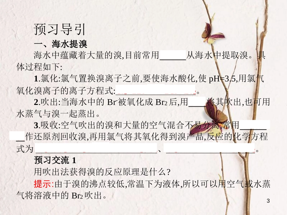 高中化学 第二单元 化学与资源开发利用 课题2 海水的综合利用 第2课时课件 新人教版选修2_第3页