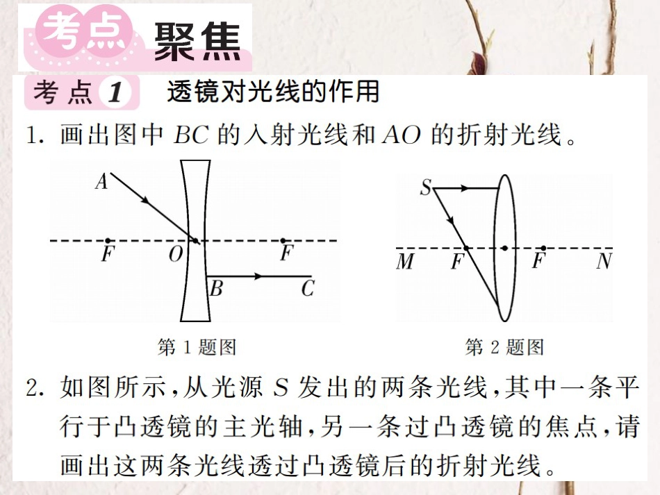 八年级物理上册 第五章 透镜及其应用单元小结 易错专攻课件 （新版）新人教版[共18页]_第2页