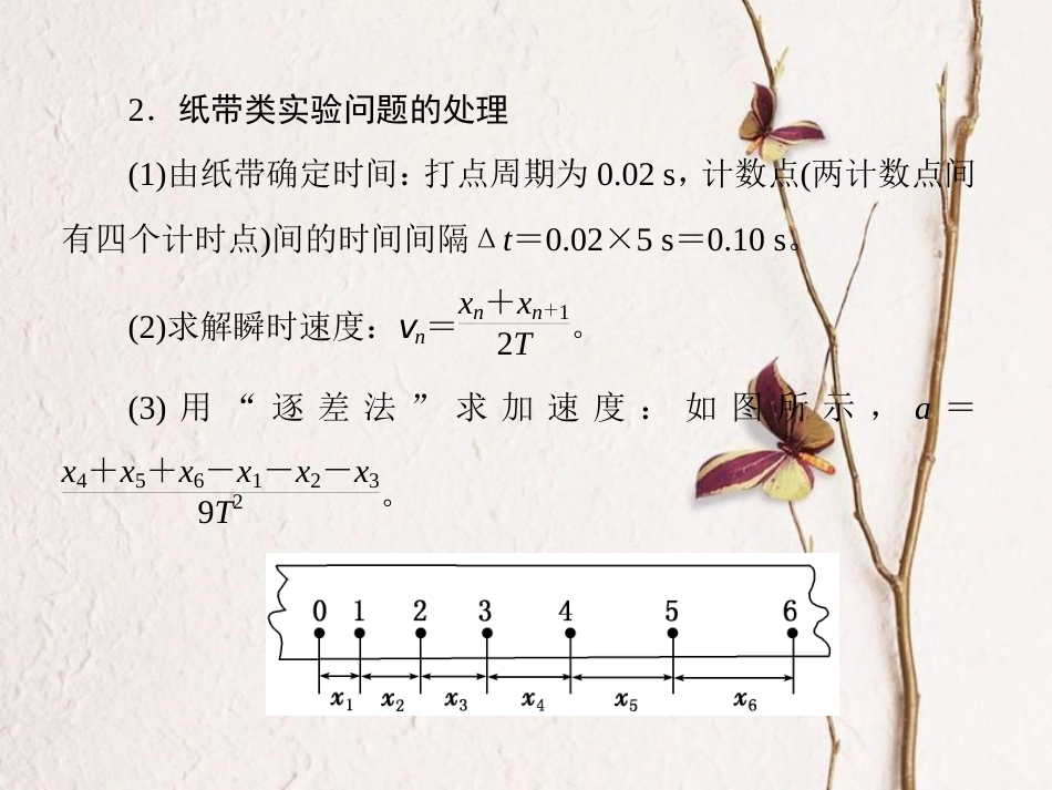 （新课标）高考物理一轮复习 专题九 力学实验课件_第2页