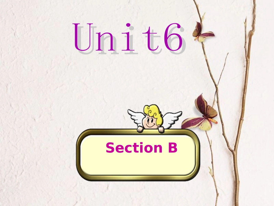 （水滴系列）七年级英语下册 Unit 6 I’m watching TV（第4课时）Section B（1a-1e）课件 （新）人教新目标_第1页