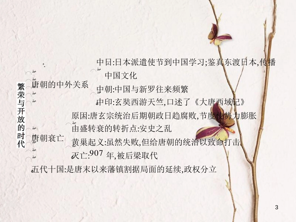 七年级历史下册 第一单元 隋唐时期 繁荣与开放的时代综合复习课件 新人教版_第3页