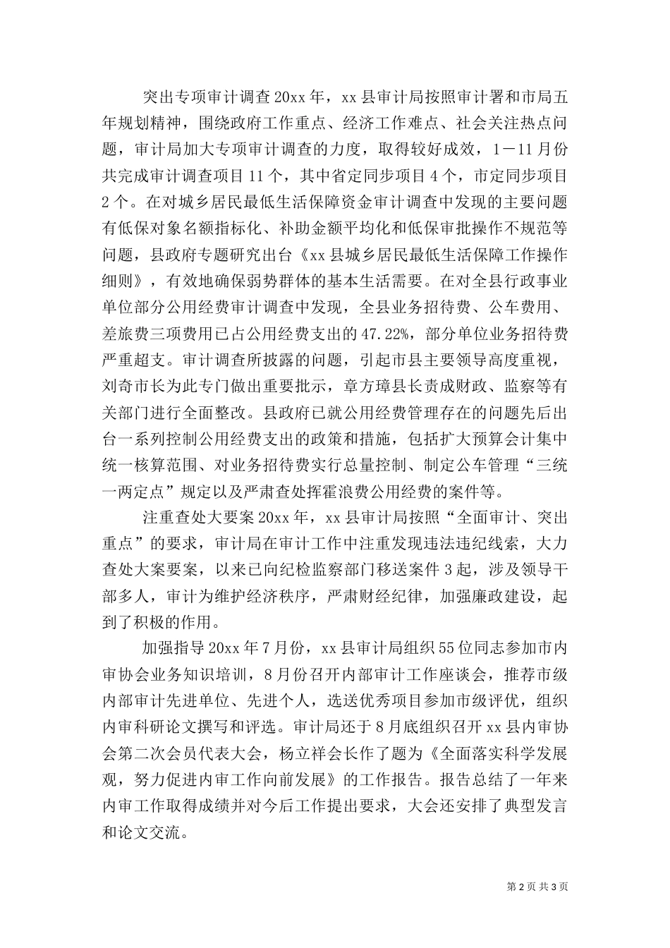 审计局年终工作总结（五）_第2页