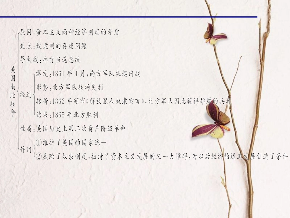 九年级历史上册 第六单元 第18课 美国南北战争课件 新人教版_第3页