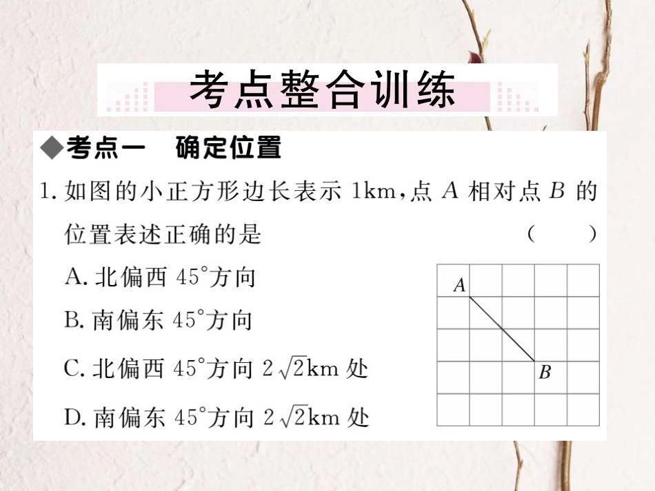 八年级数学上册 3 位置与坐标本章小结与复习课件 （新版）北师大版_第2页