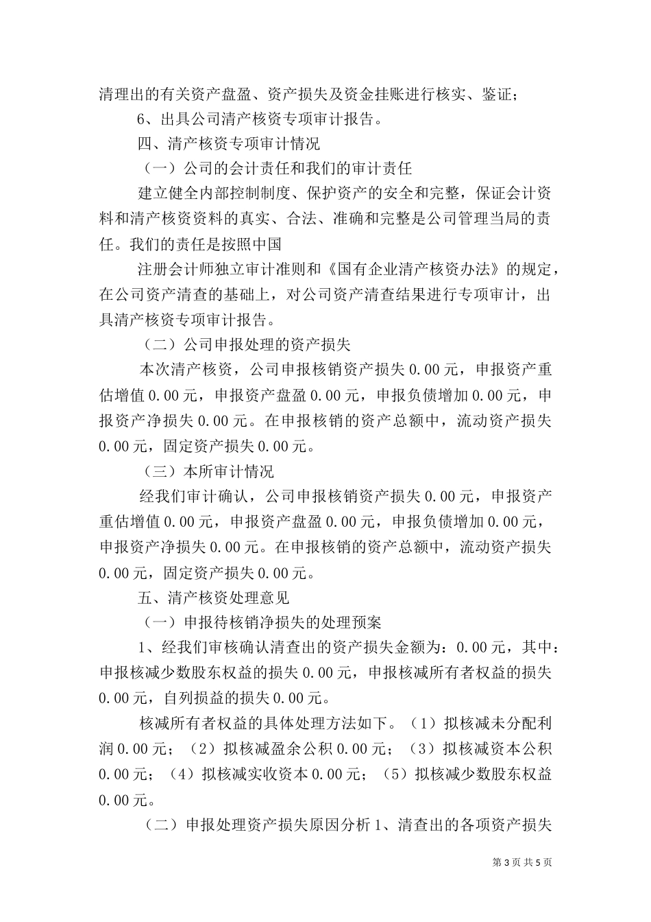 清产核资专项审计报告-清产核资专项审计报告模板_第3页