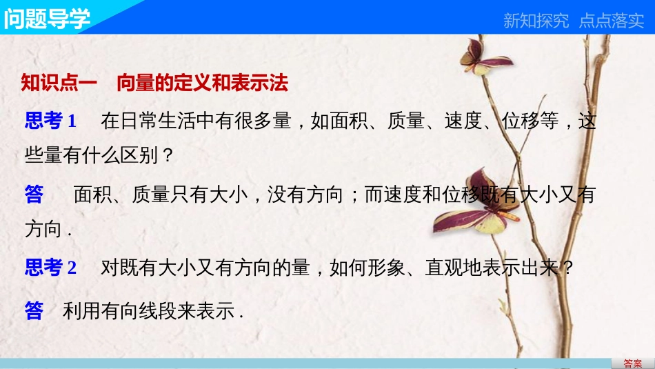 高中数学 第二章 平面向量 2.1 平面向量的实际背景及基本概念课件 新人教A版必修4[共25页]_第3页