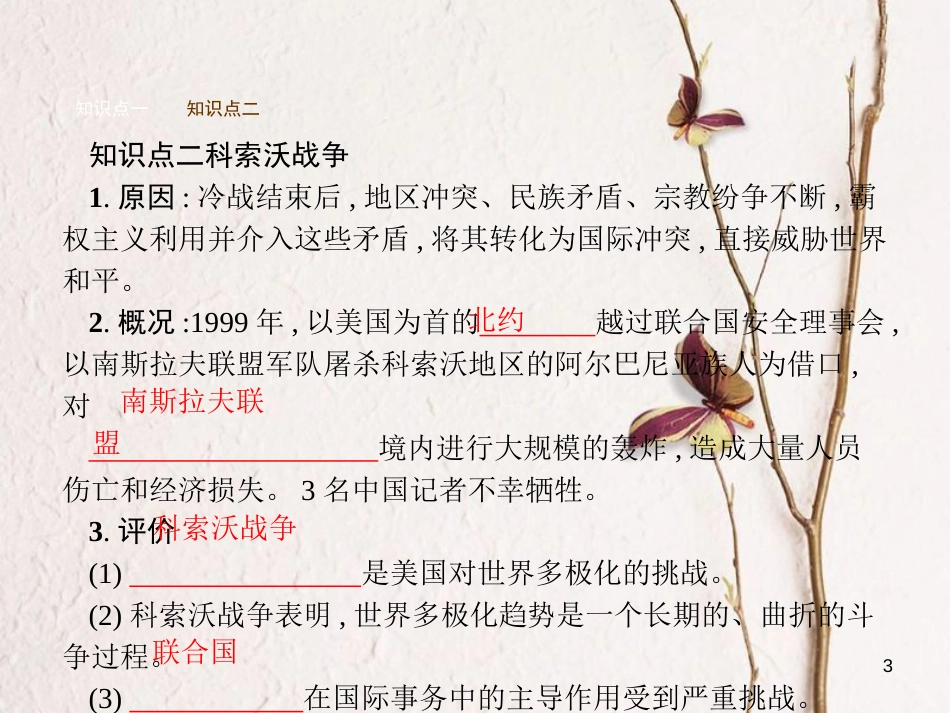 九年级历史下册 第七单元 战后世界格局的演变 15 世界政治格局的多极化趋势课件 新人教版_第3页