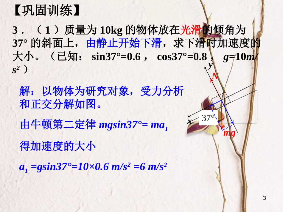 高中物理 4.3 牛顿第二定律课件3 新人教版必修1_第3页