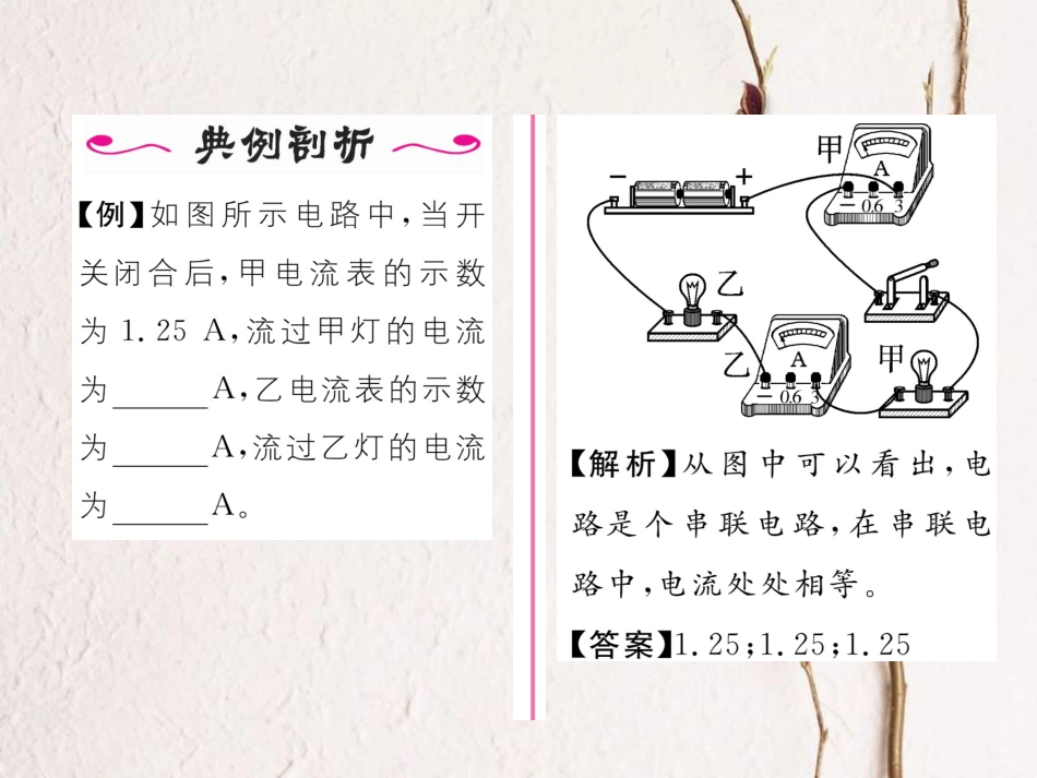 （黔西南地区）九年级物理全册 第15章 电流和电路 第5节 串、并联电路中电流的规律 第1课时 串联电路的电流规律习题课件 （新）新人教_第3页