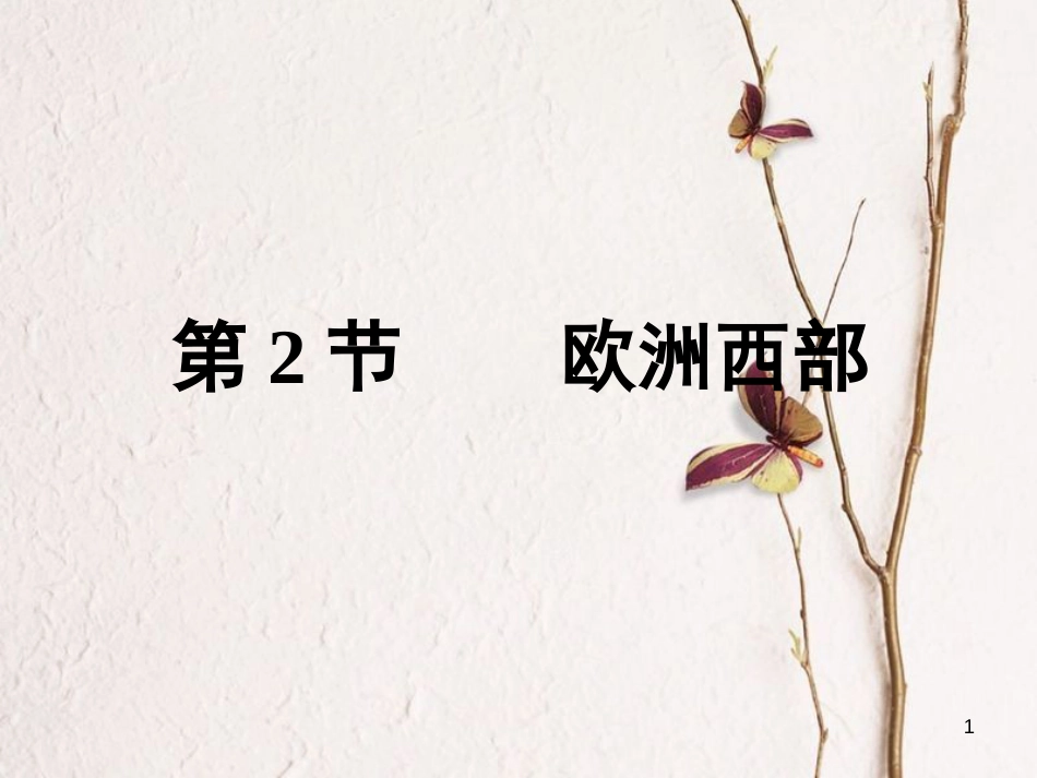 福建省漳州市七年级地理下册 第八章 第2节 欧洲西部课件 （新版）新人教版_第1页