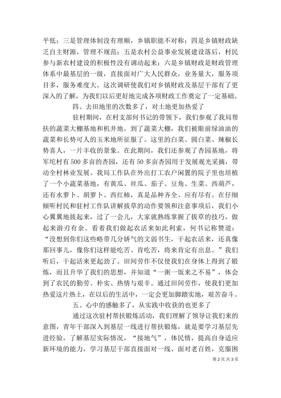 我的驻村帮扶体会_第2页