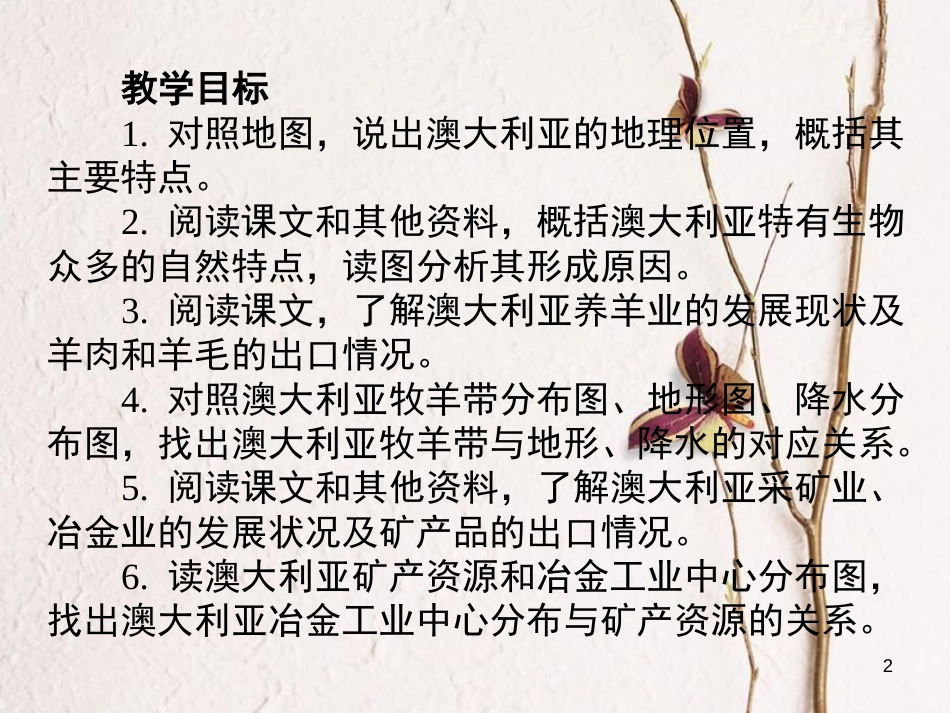 福建省漳州市七年级地理下册 第八章 第4节 澳大利亚课件 （新版）新人教版_第2页
