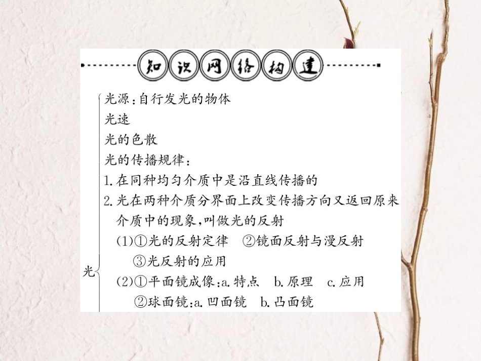 八年级物理上册 3 光和眼睛整理与复习课件 （新版）粤教沪版_第2页