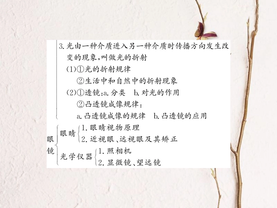 八年级物理上册 3 光和眼睛整理与复习课件 （新版）粤教沪版_第3页