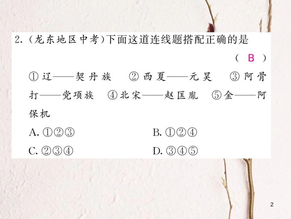 七年级历史下册 第二单元 单元小结课件 新人教版_第2页