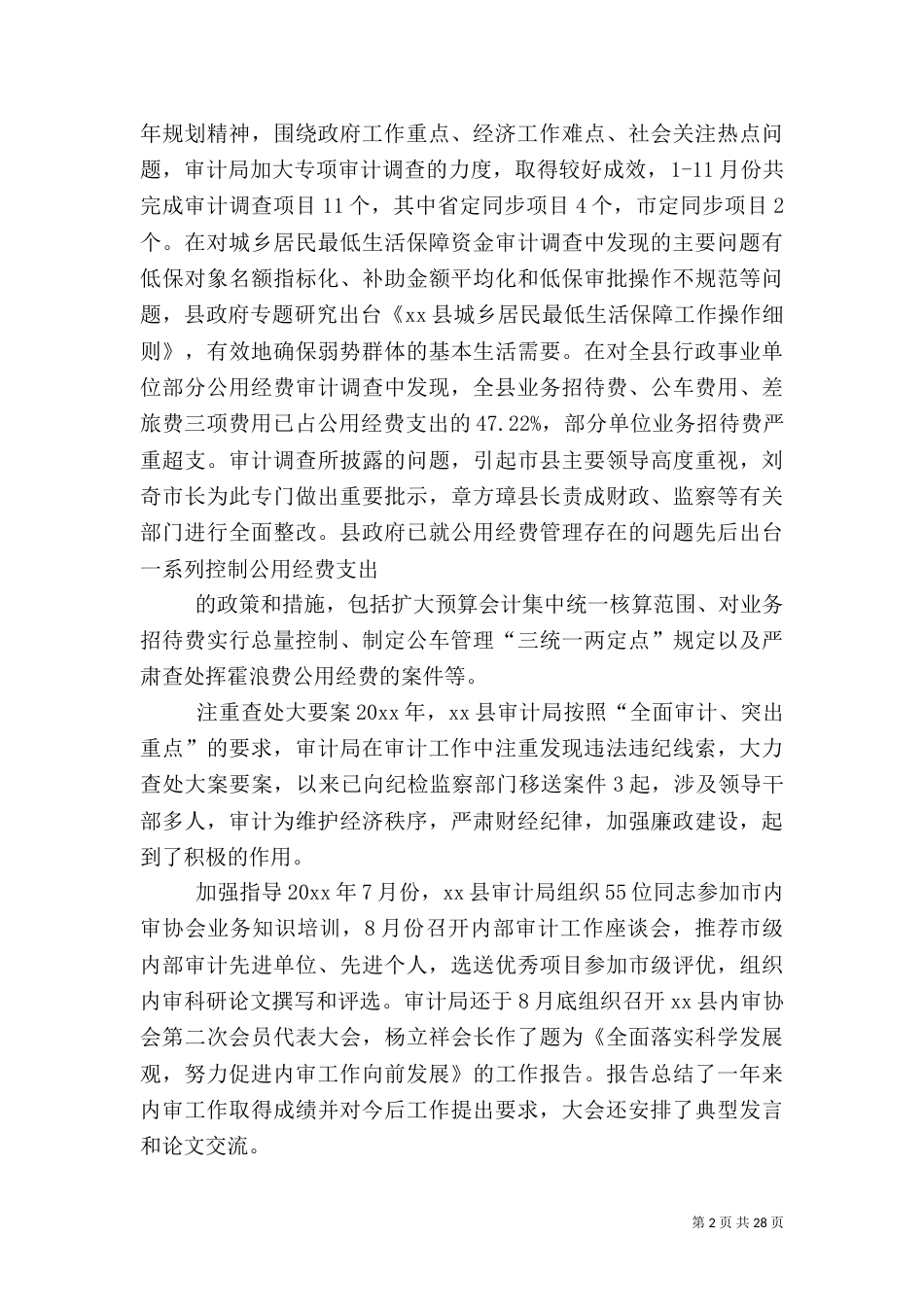审计局工作总结_第2页