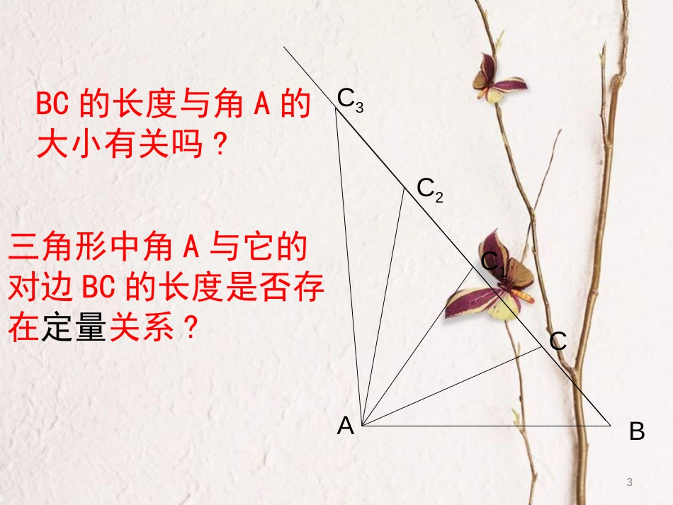 高中数学 第一章 解三角形 1.1.1 正弦定理（1）课件 新人教A版必修5[共24页]_第3页