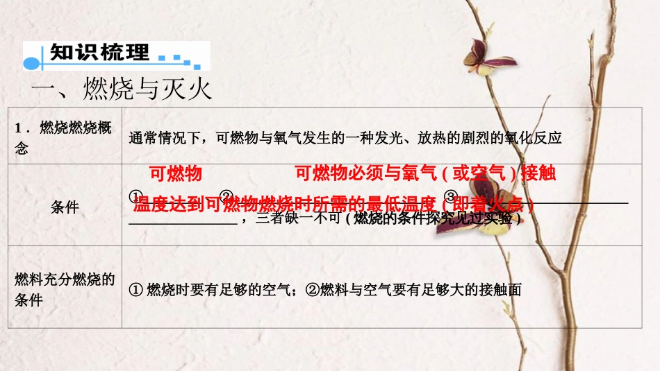 广东省中考化学 第一部分 基础过关 课时14 化学与能源和资源的利用课件_第2页