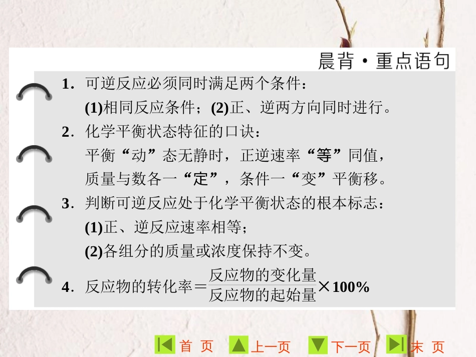 高中化学 第二章 化学反应与能量 第三节 化学反应的速率和限度第2课时课件1 新人教版必修2_第2页