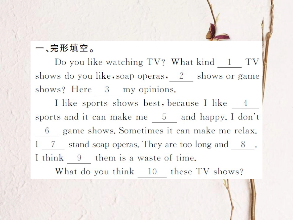 八年级英语上册 Unit 5 Do you want to watch a game show Section B阅读拓展课件 （新版）人教新目标版[共10页]_第2页