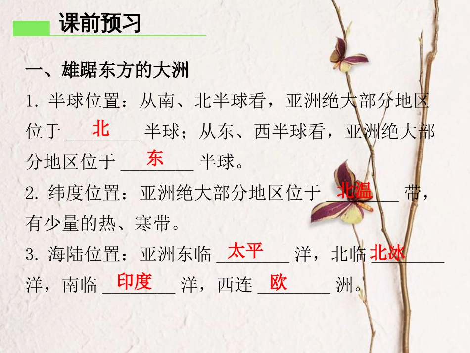 七年级地理下册 第六章 第一节 位置和范围课件 （新版）新人教版_第3页