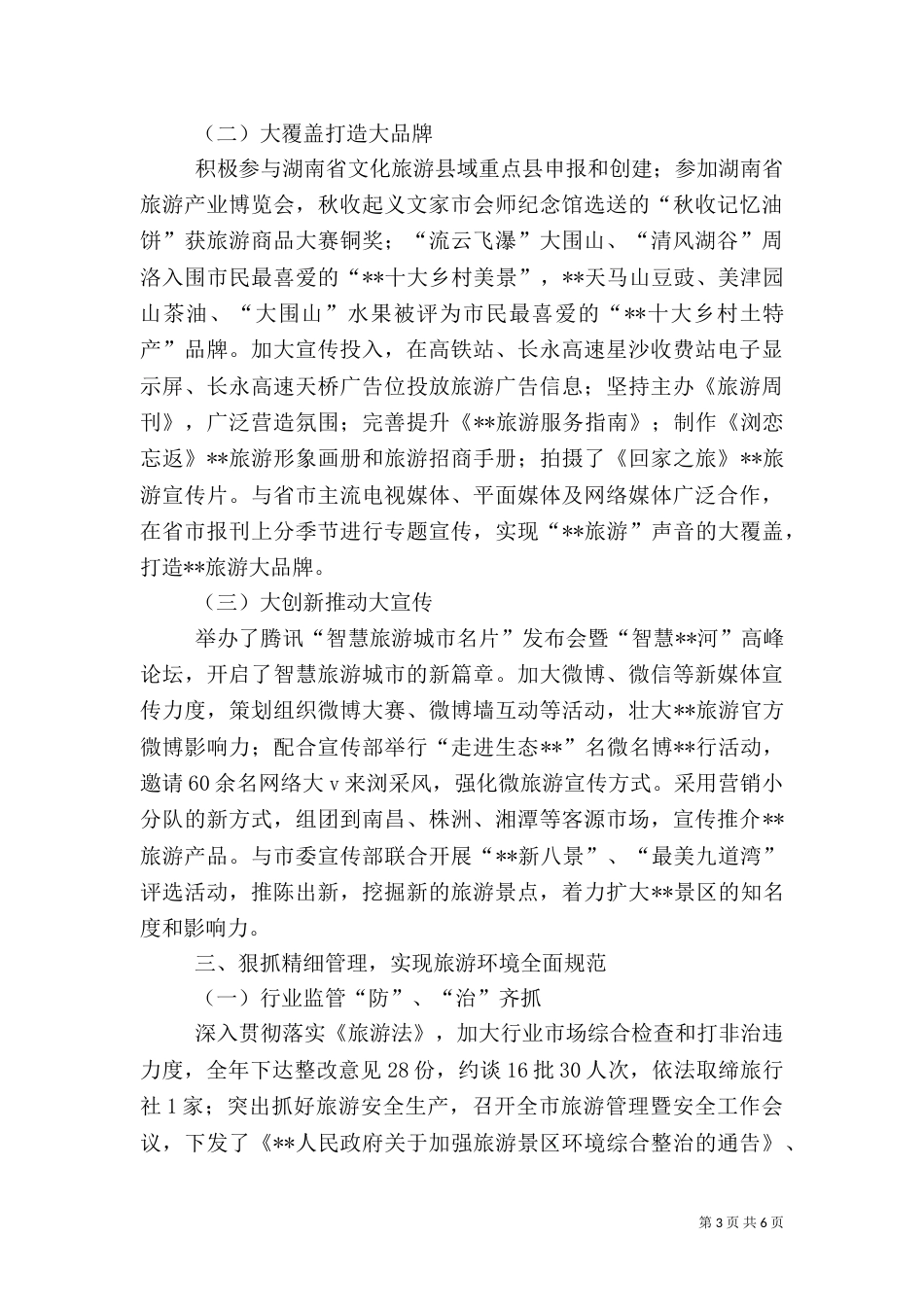 旅游工作总结（十）_第3页