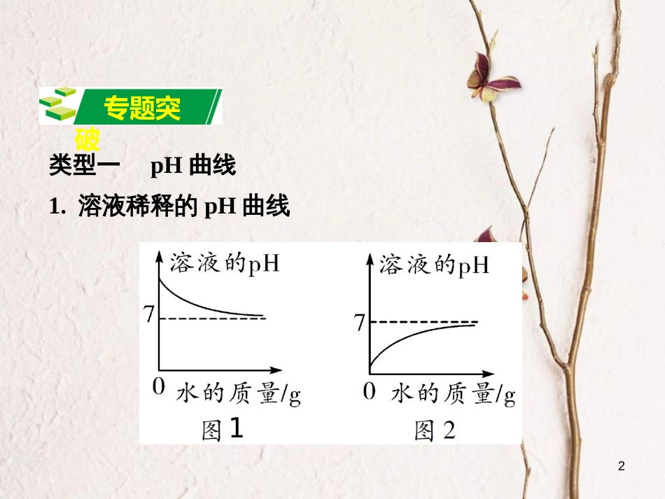 江西省中考化学研究复习 第二部分 专题研究 专题二 坐标曲线题课件_第2页