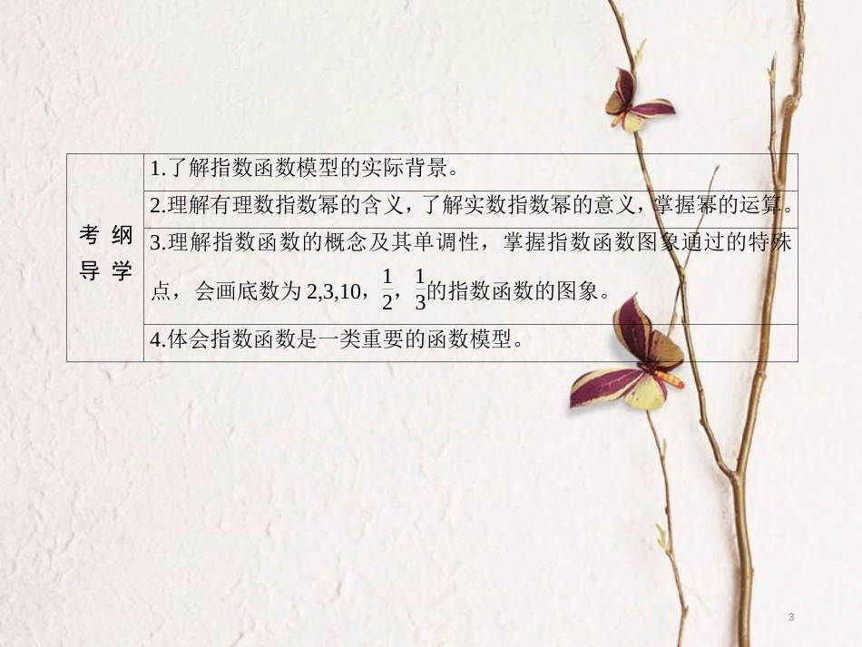 高三数学一轮总复习 第二章 函数、导数及其应用 2.5 指数与指数函数课件_第3页