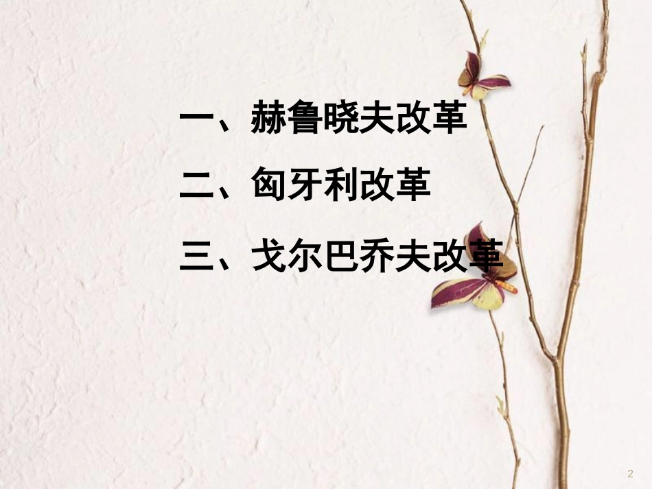 九年级历史下册 第五单元 第12课 苏联和东欧社会主义国家的改革课件1 岳麓版[共25页]_第2页