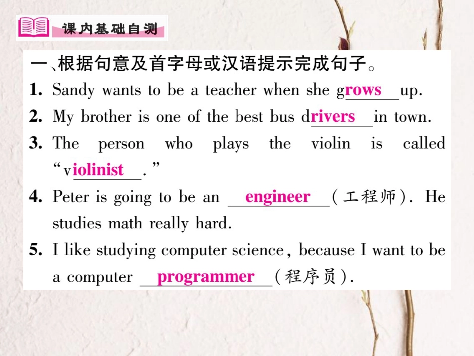 八年级英语上册 Unit 6 I’m going to study computer science（第1课时）课件 （新版）人教新目标版[共9页]_第2页