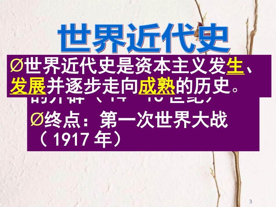 云南省中考历史 18 欧美主要国家的社会巨变复习课件[共68页]_第3页