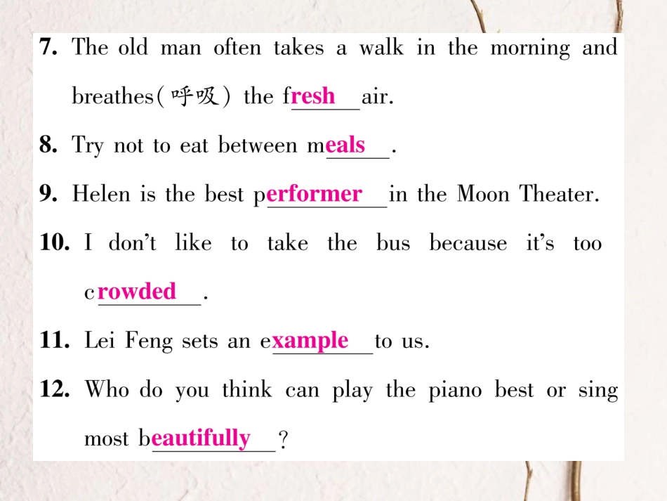八年级英语上册 Unit 4 What’s the best movie theater基础梳理课件 （新版）人教新目标版[共10页]_第3页