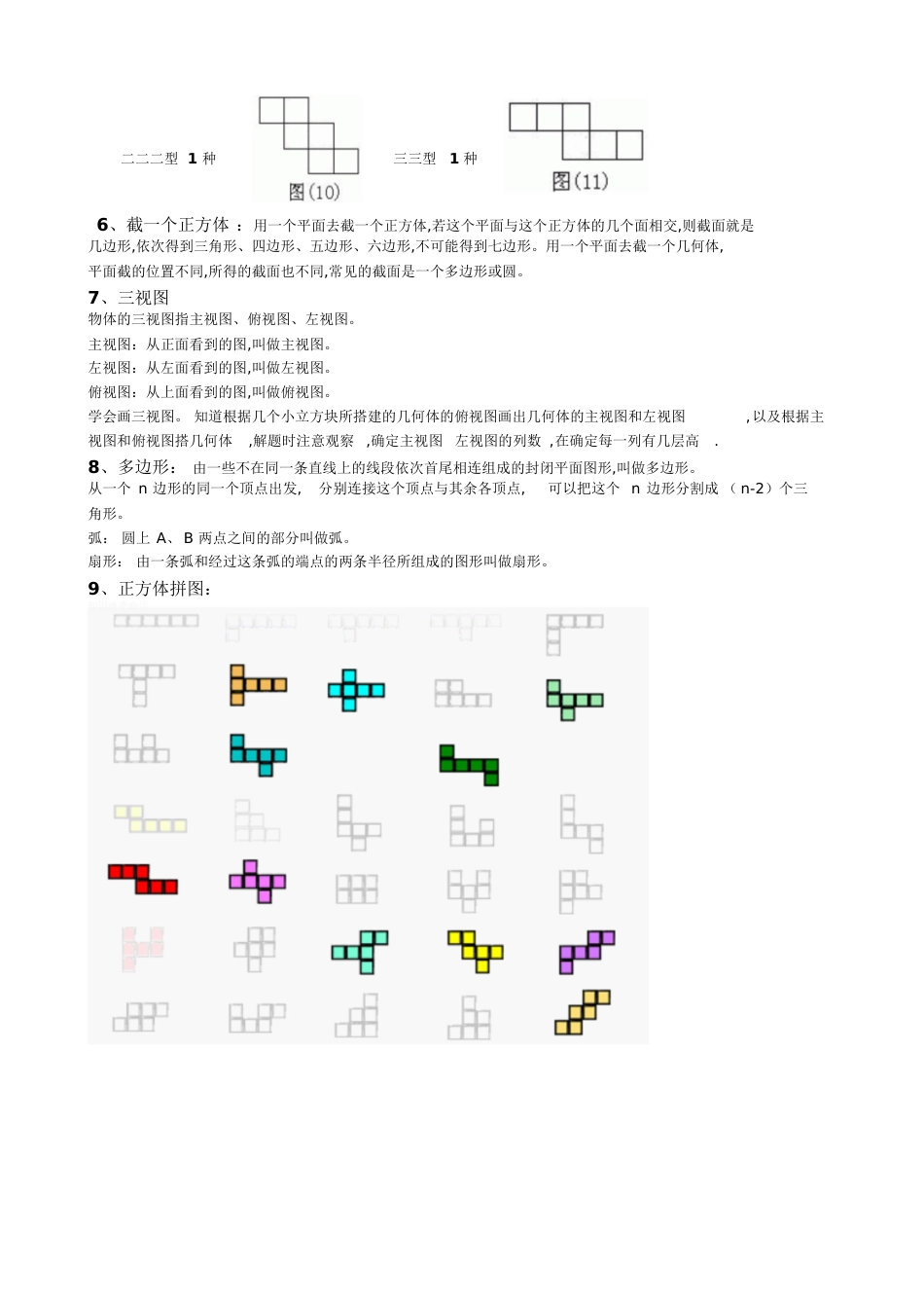 丰富的图形世界知识点总结[共3页]_第2页