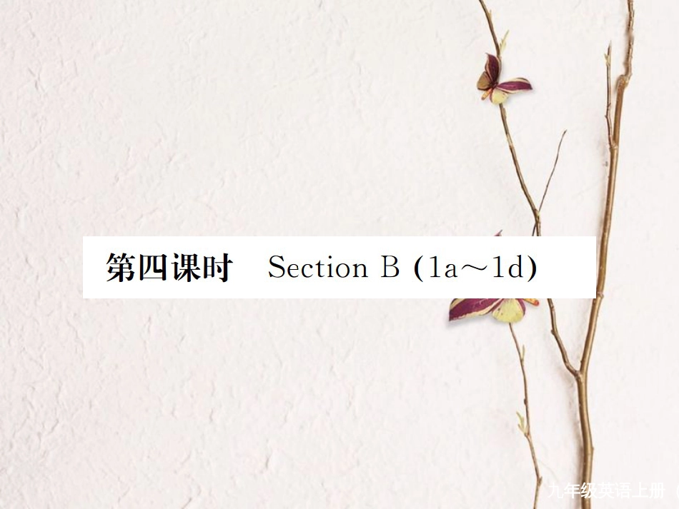 （河北专）九年级英语全册 Unit 2 I think that mooncakes are delicious（第4课时）习题课件 （新）人教新目标版_第1页