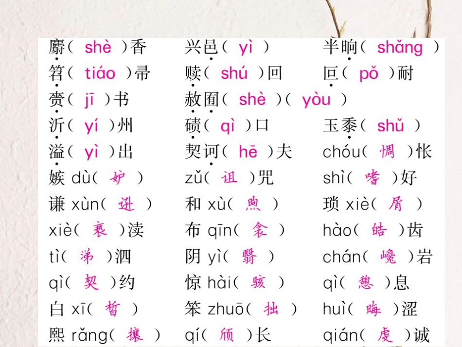 九年级语文上册 专题一 语音、汉字与词课件 北师大版_第3页