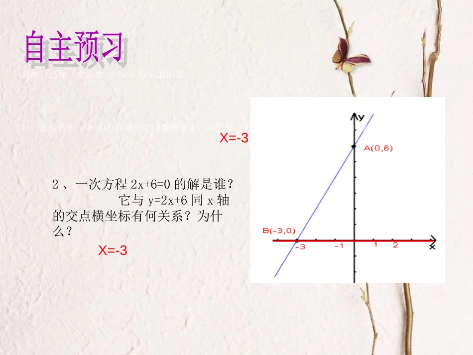 八年级数学上册 12.2 一次函数（7）教学课件 （新版）沪科版_第2页