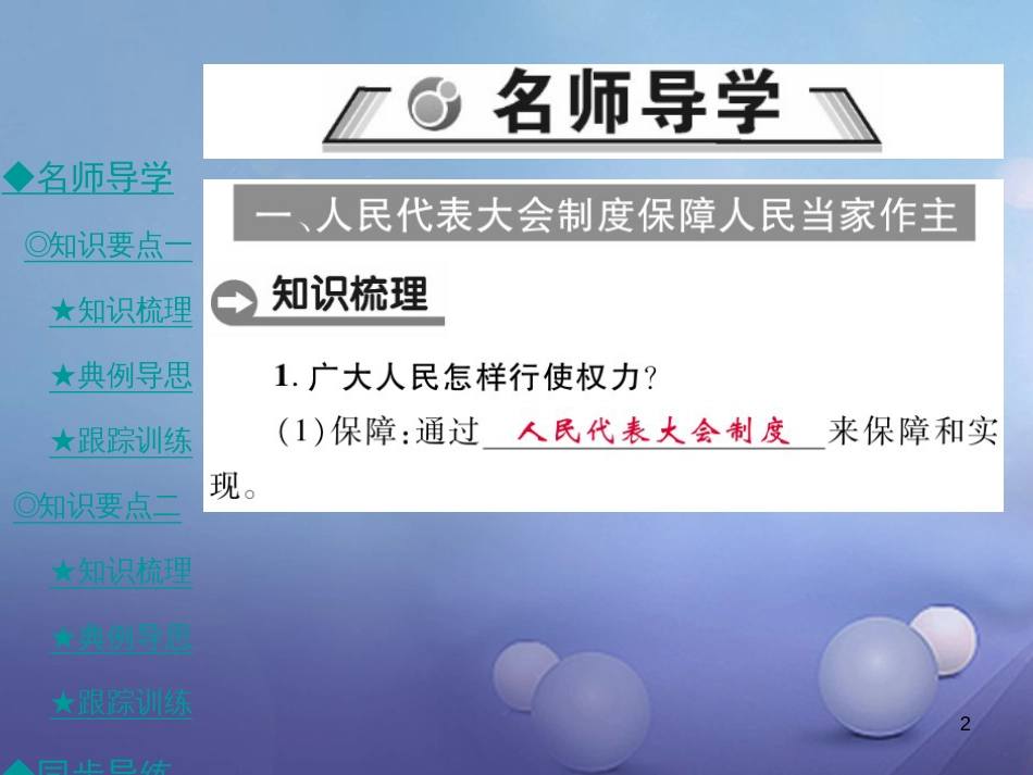 九年级政治全册 第一单元 认识国情 了解制度 1.3 适合国情的政治制度（第1课时）课件 粤教版[共35页]_第2页