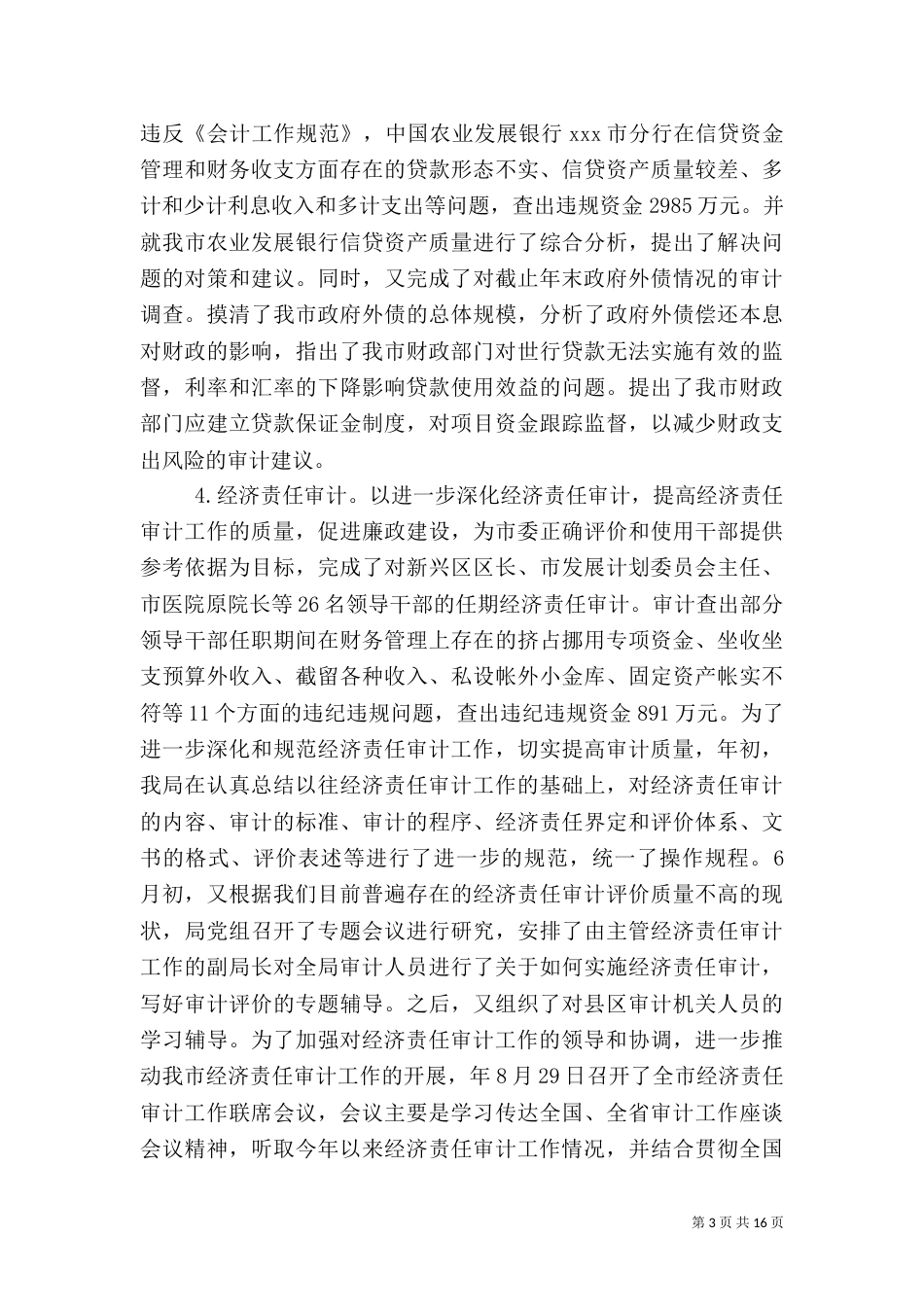 审计局工作总结 -总结_第3页
