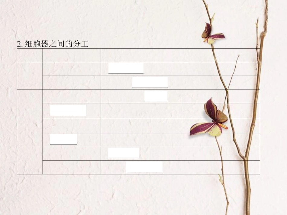 （新课标）高考生物一轮复习 分子与细胞 第2单元 细胞的结构与功能 第6讲 细胞器与生物膜系统课件（必修1）[共34页]_第3页
