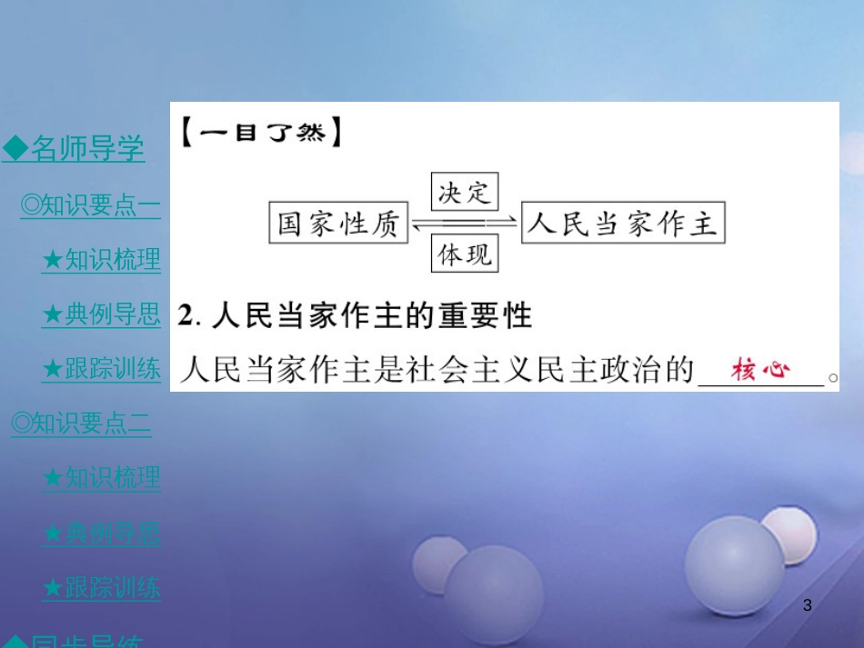 九年级政治全册 第二单元 共同富裕 社会和谐 2.2 发展社会主义民主（第2课时）课件 粤教版[共48页]_第3页