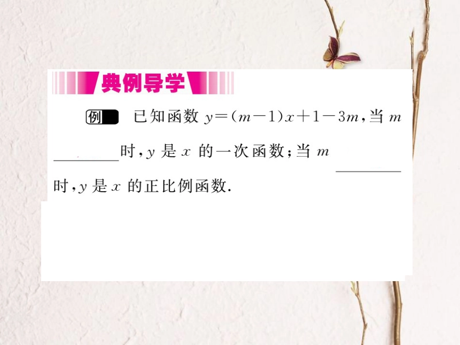 八年级数学上册 4.2 一次函数与正比例函数（小册子）课件 （新版）北师大版_第2页